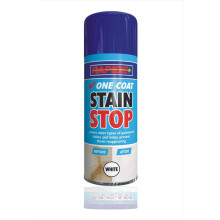 Stain Blocker Spray Paint White 400ml, Damp Proof Paint Stain Stop, Seals in One Coat for Brick, Concrete, Cement and Plaster Walls, Damp Seal