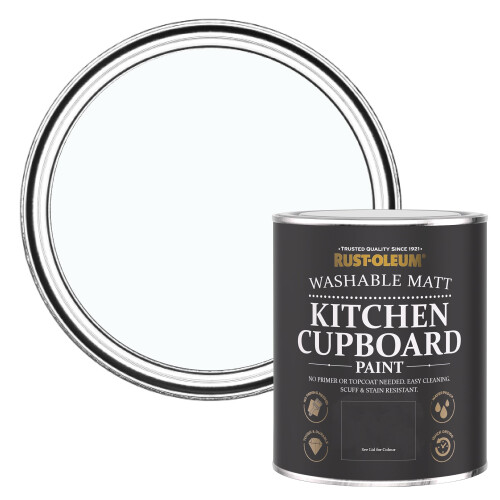 Rust-Oleum Rust-Oleum Light Blue Kitchen Cupboard Paint in Matt Finish - Icecap 750ml