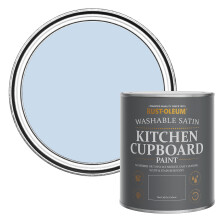 Rust-Oleum Blue Scrubbable Kitchen Cupboard Paint in Satin Finish - Blue Sky 750ml (SHDRCT1783)