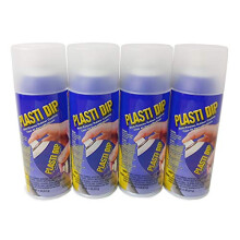 Plasti Dip 4 x Performix Multi-Purpose Rubber Coating Spray Paint - 311g - CLEAR