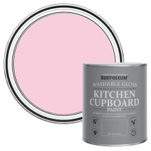 Rust-Oleum Pink Kitchen Cupboard Paint in Gloss Finish - My Husband Said No 750ml