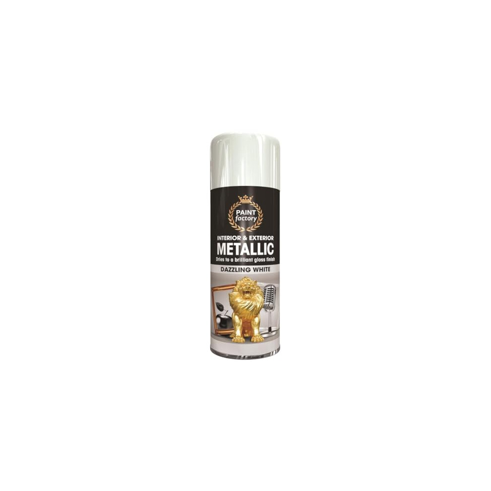Inspired Essentials Metallic Spray Paint 400Ml Multi-Purpose Use, Spray For Metal And Wooden Furniture, Ornaments, Decorative Items And Much More For Interior & Exterior