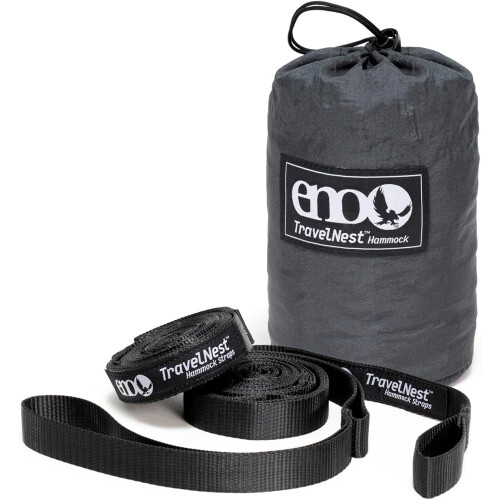 ENO TravelNest Hammock + Straps Combo - Charcoal 1