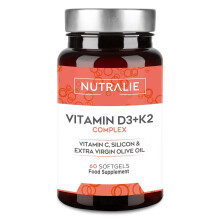 Vitamin D3 1.000 IU per day + K2 MK7 High Strength and Absorption | Contributes to the Immune System, Bones and Muscles with Vitamin D3, K2, C,