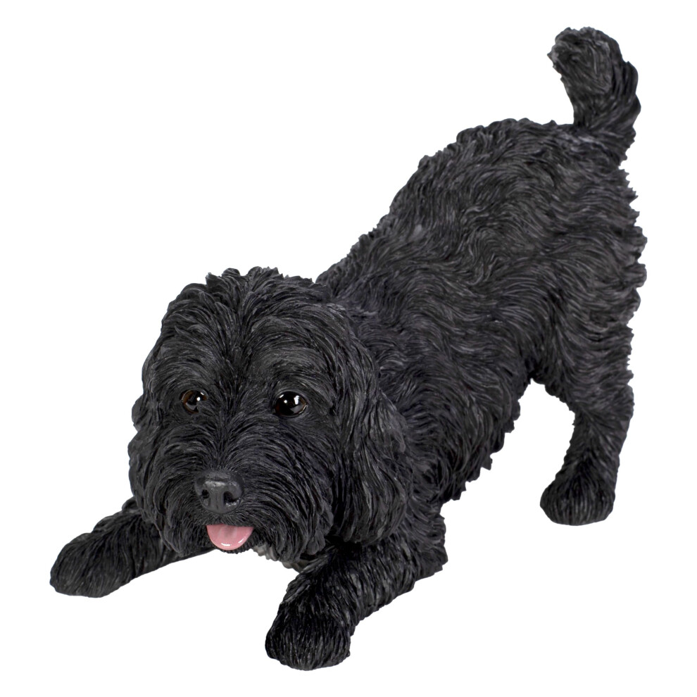 Vivid Arts - Active Pups Cockapo Ornament - Ap-Ckp1-D Black