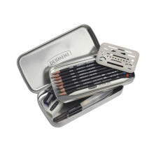Derwent Line & Wash Sketching Set, Includes 6 Graphite Drawing Pencils, 2 Watersoluble Pencils & Accessories, Professional Quality, 2302162