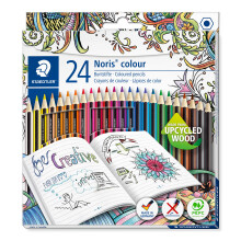 STAEDTLER 185 C24JB Noris Colour Colouring Pencils - Johanna Basford Edition - 24 Assorted Colours (Pack of 24 Pencils)