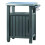 Keter Keter Barbecue Side Table with Single Door, Graphite, 54 x 70 x 90 cm, 6130 3