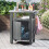 Keter Keter Barbecue Side Table with Single Door, Graphite, 54 x 70 x 90 cm, 6130 2