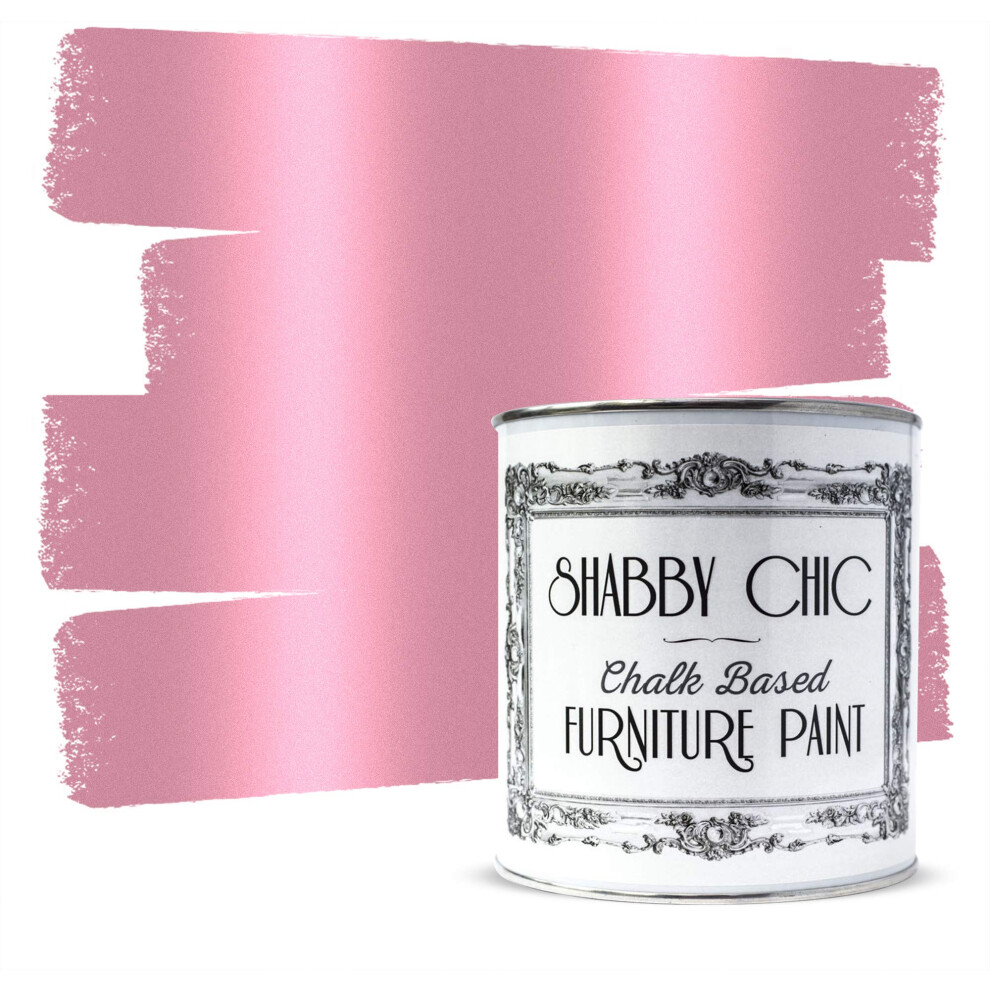 Metallic Pink Grape Furniture Paint great for creating a shabby chic style. 1 litre