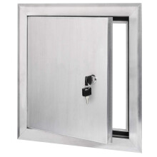 Premier 2400 Series Aluminum Universal Access Door 30 x 30 (Keyed Cylinder Latch)