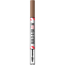 New York, Build A Brow: 2 in 1 Brow Pen + Sealing Gel, Real-looking, Fuller Brows, Waterproof, Sweat- & Smudge-resistant, 24H Wear, Vegan Formula,
