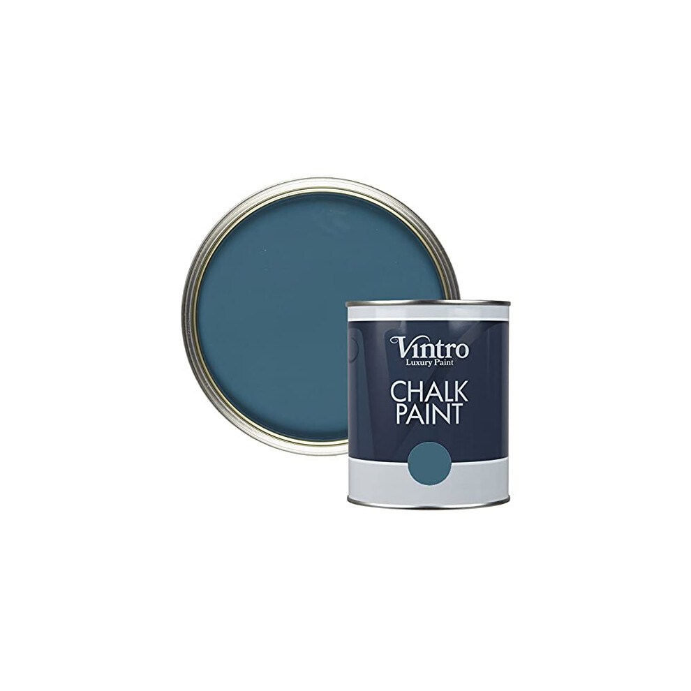 Vintro Paint French Navy Matt Finish Chalk Paint 1L - Image 4