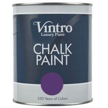 Vintro | Chalk Paint | Furniture Paint | Shabby Chic | Upcycle | Decorate | Ultra Matt Finish | 1 Litre (Royal Purple)