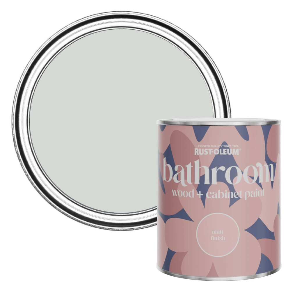 Rust-Oleum Grey Moisture Resistant Bathroom Wood and Cabinet Paint in Matt Finish - WINTER GREY 750ML