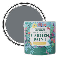 Rust-Oleum Grey Mould-Resistant Garden Paint In Matt Finish - Marine Grey 2.5L