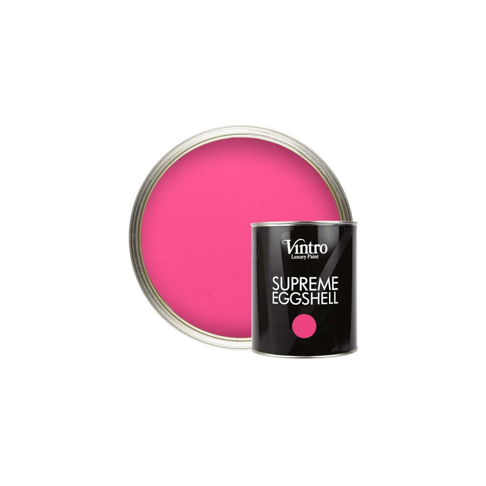 Vintro Paint Deptford Pink Eggshell Paint 1L - Image 5