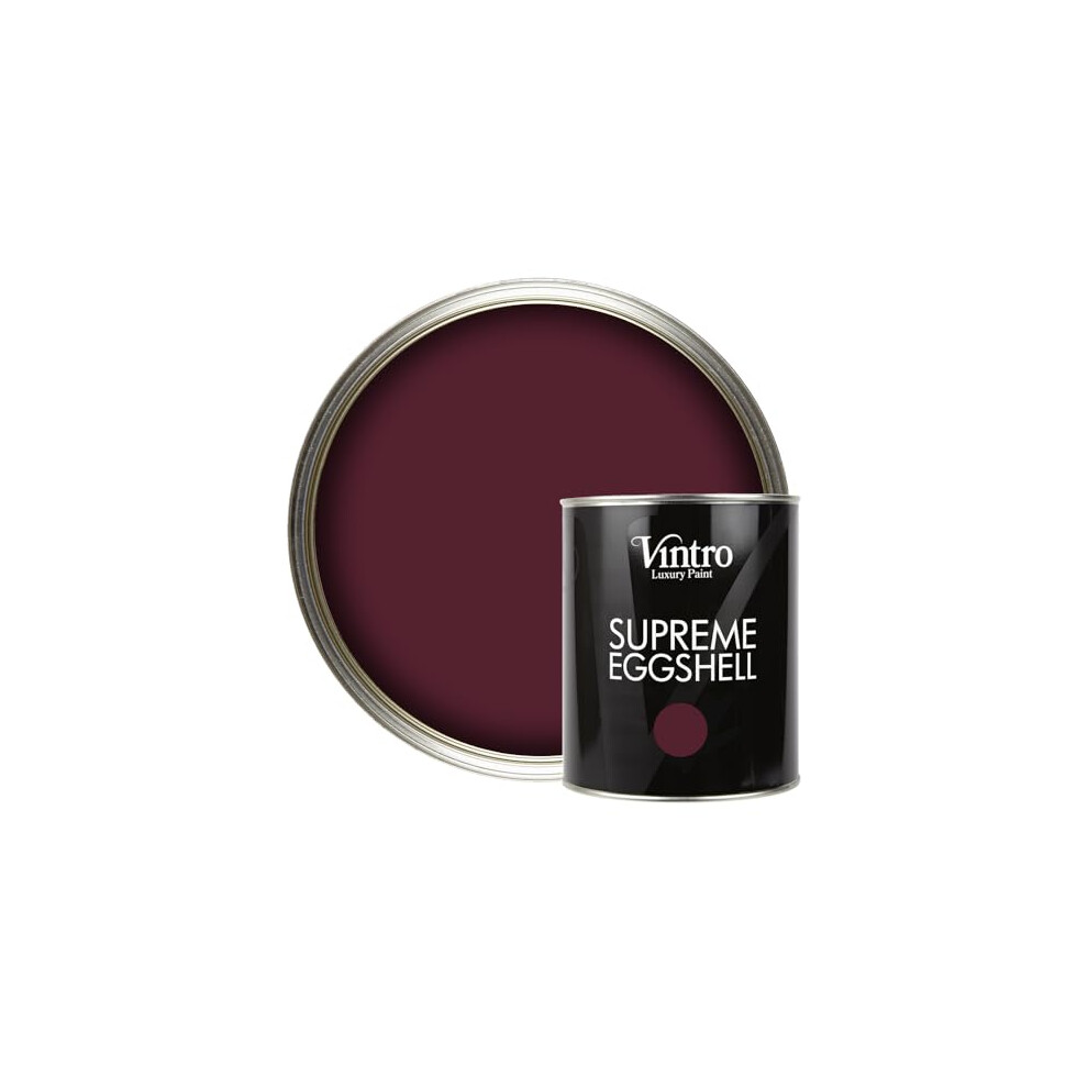 Vintro Paint Sweet Damson Eggshell Paint 1L - Image 4