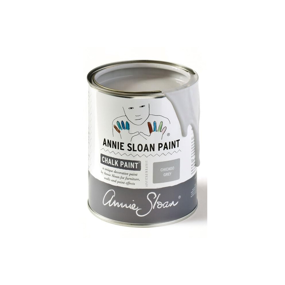 Dovetails Vintage Annie Sloan Chalk Paint 1 Litre Chicago Grey Furniture Paint 604565919434