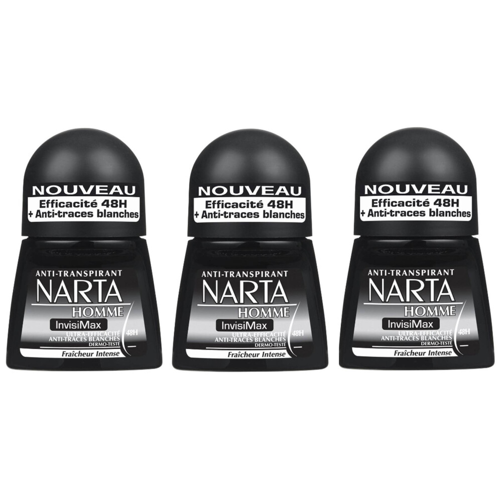 Narta Â Invisimax Effective 24H Deodorant Men Â 50 Ml Â Pack Of 4
