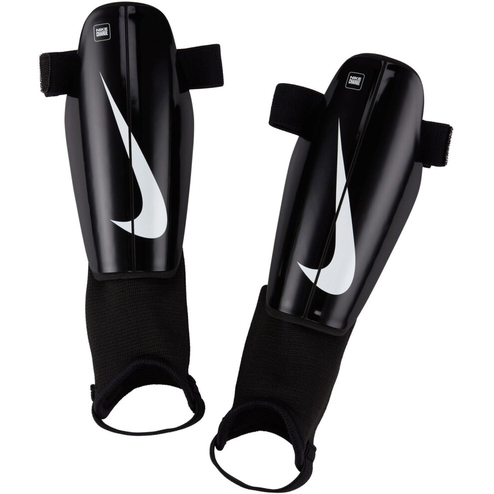 Nike Dx4610-010 Y Nk Chrg Grd Su23 Shin Guards Unisex Black/Black/White Size L Youth