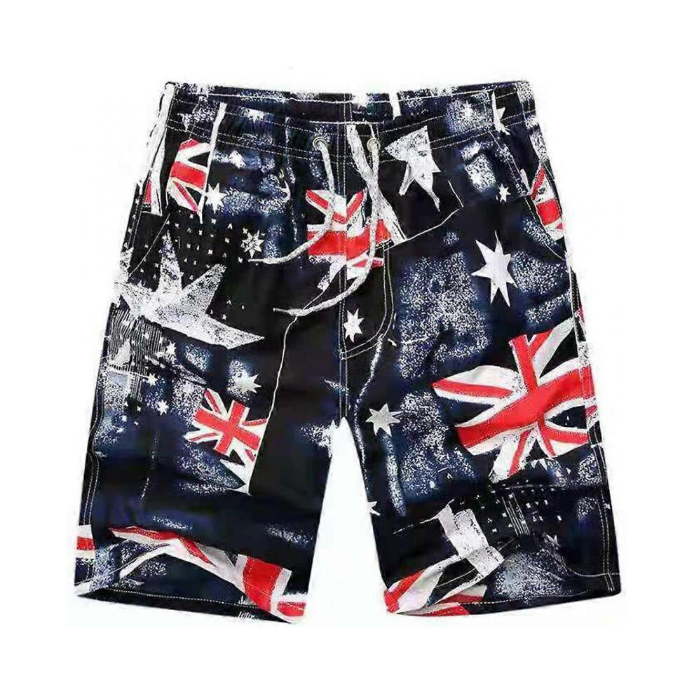 accessoires de camping Noir Short de couleur à séchage rapide pour homme Short de plage à fleurs pour planche de surf Swi XXXL XXXL
