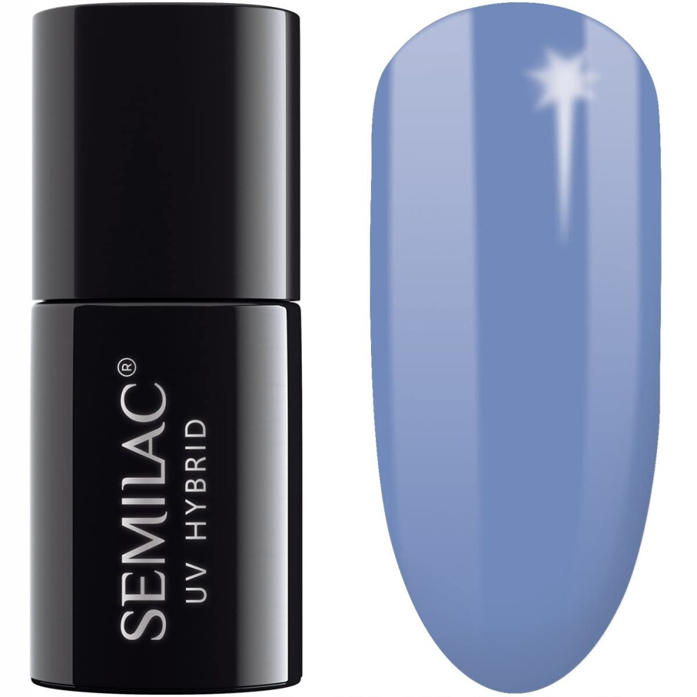 Semilac Indigo 013 Nail Uv Gel Polish | Long Lasting And Easy To Apply | Soak Off Uv/Led | Perfect For Home And Professional Manicure And Pedicure 7 Ml