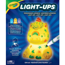 Kreative Lichtaktivität - CRAYOLA - Light-Ups Einhorn/Drache - Wiederverwendbar - Gel FX Marker
