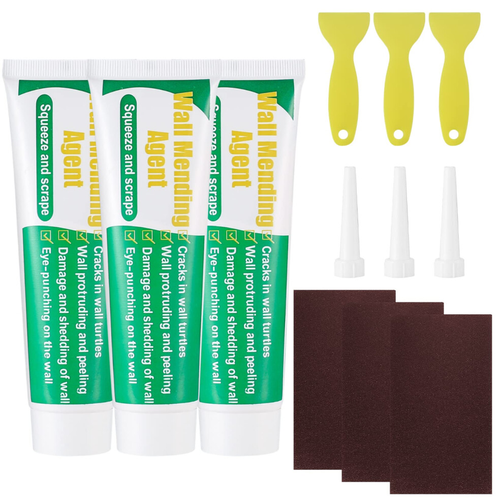 Safe Mend Wall Mending Agent, Wall Mending Agent Repair Cream, Filler For Walls With Scraper, Wall Crack Filler For Nail Holes, Peeling, Graffiti, 616366784937