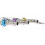 3pcs Tubular Lock Pick Tools with Transparent Tubular Lock,Locksmith Practice Set 4