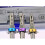3pcs Tubular Lock Pick Tools with Transparent Tubular Lock,Locksmith Practice Set 3