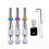 3pcs Tubular Lock Pick Tools with Transparent Tubular Lock,Locksmith Practice Set 1
