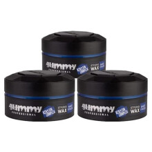 Professional Styling Wax Hard Finish 3 x 150 ml - Shiny Hair Wax for Men - Strong Hold, Flexible Style, Visible Shine, Easy Application