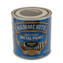 HAM6722003 1L Metal Paint - Smooth Black
