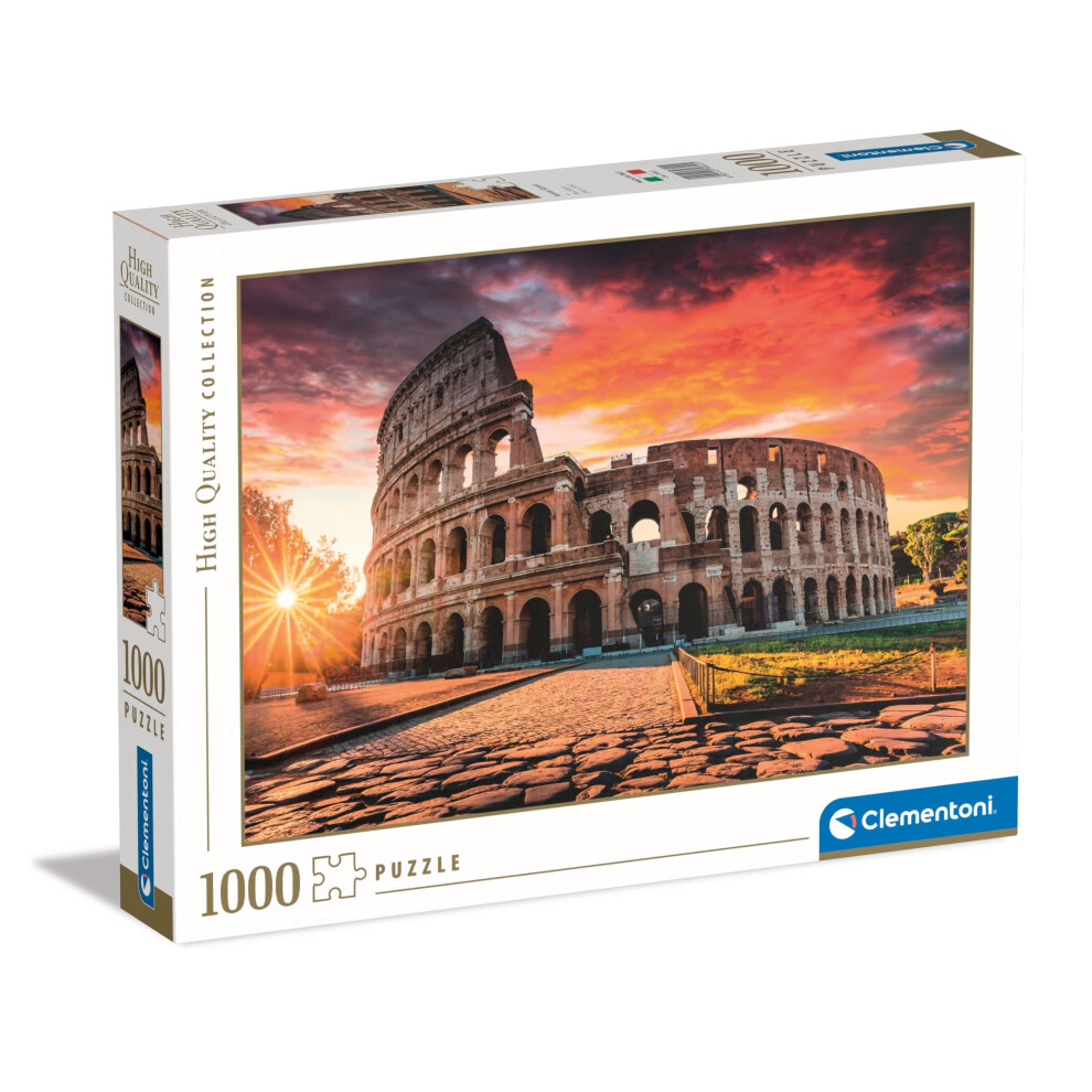 Roman Sunset Puzzle Colosseum Amphitheatre Rome 1000 Piece Jigsaw Puzzle - Image 4