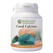 High Strength Coral Calcium 1000mg x 70 Capsules (100% Additive Free Supplements)
