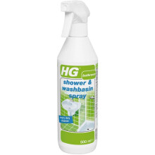 2 X Shower & Washbasin Spray 500 ml – is a Bathroom Cleaner for The Quick Removal of Minor limescale, Skin Grease and soap Residue