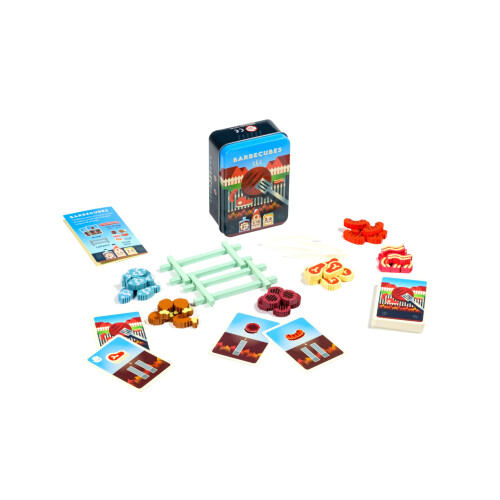 Barbecubes - Meat Edition - A Tinderblox Sequel - Dexterity Stacking Game - Board Game 2