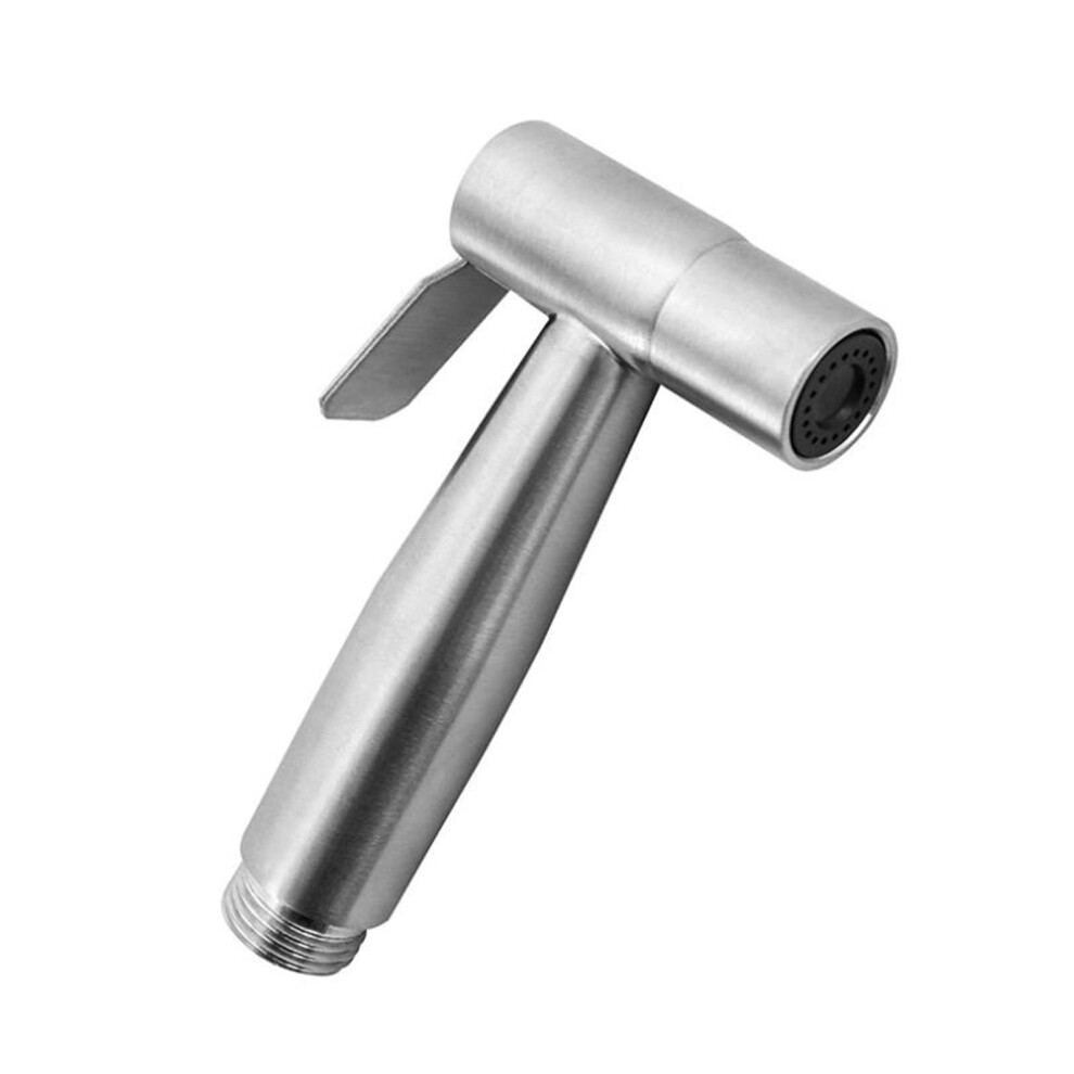 Handheld Bidet Sprayer Head Stainless Steel Bidet Shower Head Pressurized Water Gun Flusher Nozzle For Bathroom Or Toilet 768494112141