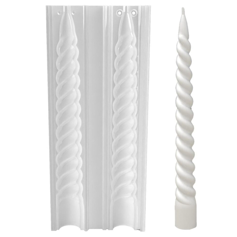(as the picture, 4) Spiral Cylinder Candle Molds Twisted Rod Silicone Moulds Diy Candle Making Molds Handmade Epoxy Casting Molds For Party