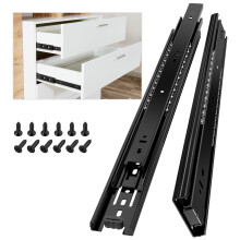 Drawer Runners Cabinet Drawer Slides 400mm 45kg Load Capacity Heavy Duty Kitchen Draw Runners Full Extension Ball Bearing Draw Sliders Replacement