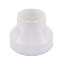 Ducting Reducer 150mm to 100mm, 6 to 4 inch Extractor Fan Reducer Circular Reducing Joint Duct Pipe Connector Adaptor