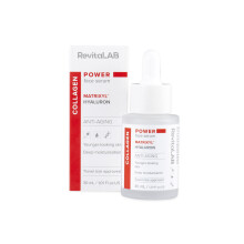 Power Anti-Aging Face Serum and Moisturiser with Collagen, Matrixyl, Hyaluronic Acid, 30ml