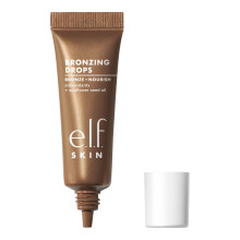 elfo. SKIN Bronzing Drops Mini abbronzante liquido per viso e pelle Crea un bagliore baciato dal sole infuso con vitamina E Oro puro vegano e cru
