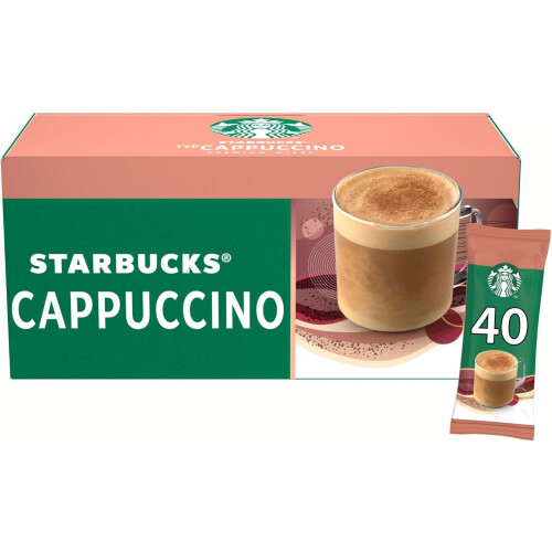Starbucks Cappuccino Instant Coffee Sachets - 40 x 18 g