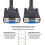 5M DB9 RS232 Serial Null Modem Cable Female to Female Full Handshaking 7 Wire Crossover for Data Communication 5