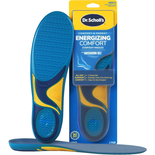 Scholl Solette in gel massaggianti Dr. Scholl's per uomo - 1 paio