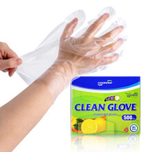 CLEANWRAP engngshandskar - LDPE BPA-FRI (1 000 stycken) | Matservice Handskar rena handskar disponibel engngs plasthandskar Korean rena vinyl h
