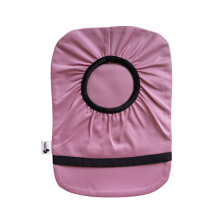 Spoonie Hilos Dusty Rose elstico Ostomy Bag Cubierta | Bolsas de leostoma de estoma de colostoma de moda y ajustable | Dusty Rose 6x9 (pequea ap