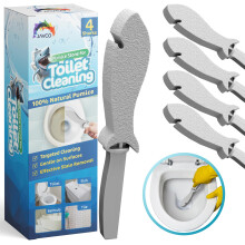 4-pack puimsteen voor toiletreiniging | Toiletpuimsteen met handvat | Puimsteen voor Reiniging | Puimsteen voor het reinigen van toiletpotten